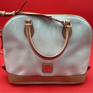 White patent leather Dooney and Bourke